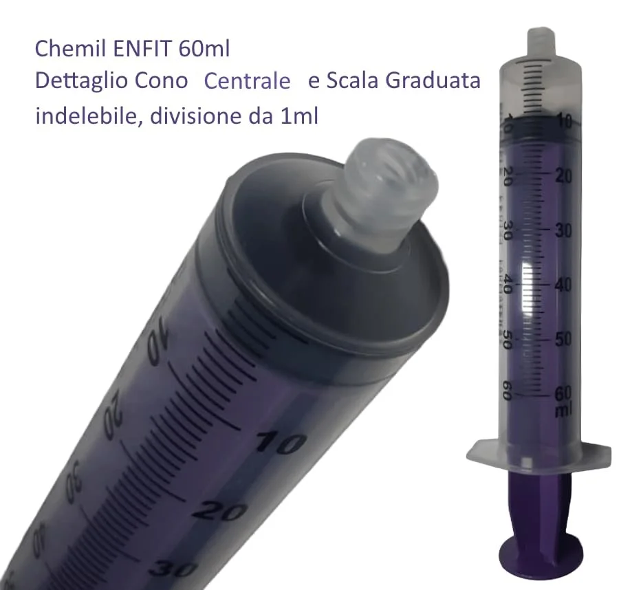 Шприци для ентерального застосування 50шт Avanos ENFit SYR-60S 60ml, фото №2