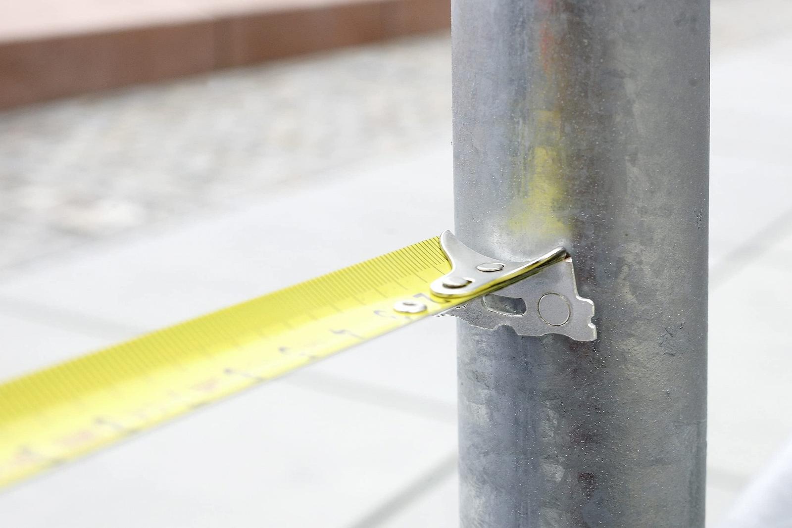 Рулетка сталева kwb PRECISA 3 м з петлею для руки, магнітним гачком та кріпленням на ремінь, фото №4