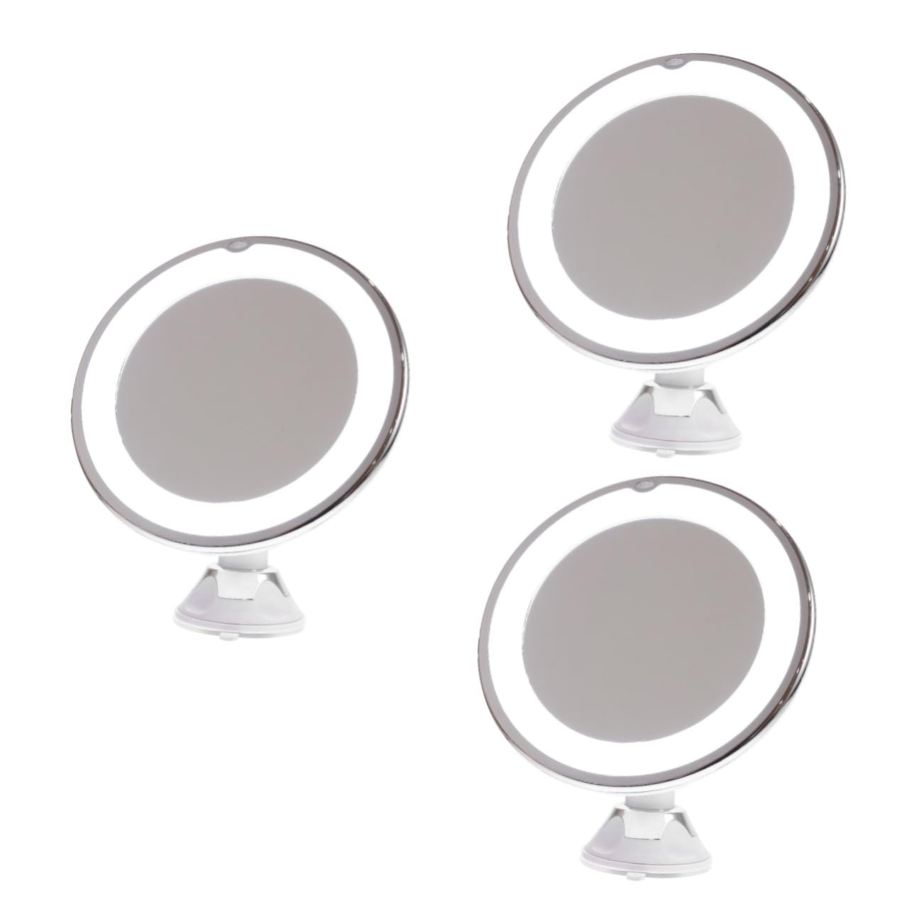 Дзеркало Angoily 3st LED-косметичне 10x для столу з підсвіткою збільшувальне портативне на стіну для подорожей пластикове з гнучкою ніжкою квадратне, фото №1 Дзеркало Angoily 3st LED-косметичне 10x для столу з підсвіткою збільшувальне портативне на стіну для подорожей пластикове з гнучкою ніжкою квадратне, фото №1