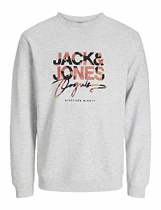 Толстовка JACK&JONES JUNIOR Jungen Joraruba AOP Branding Sweat Crew N Mni - Фото 1