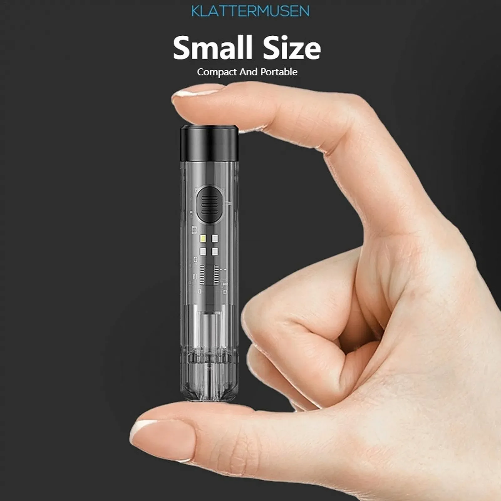 Брелок-фонарик, Несколько режимов освещения, Перезаряжаемый карманный фонарик, Тонкий портативный брелок-фонарик, Ручной фонарик для кемпинга, Брелок-фонарик для походов, Велосипедный брелок-фонарик, фото №8