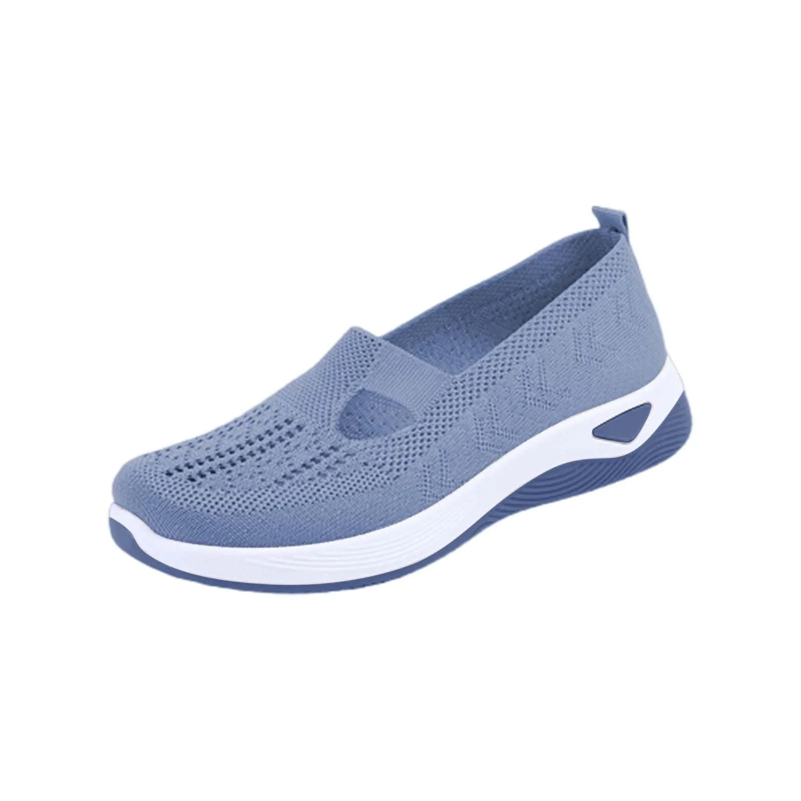 Кроссовки Gyaimxfu ортопедические женские без шнурков, для ходьбы, на платформе, легкие, удобные, с усиленной амортизацией, фото №3