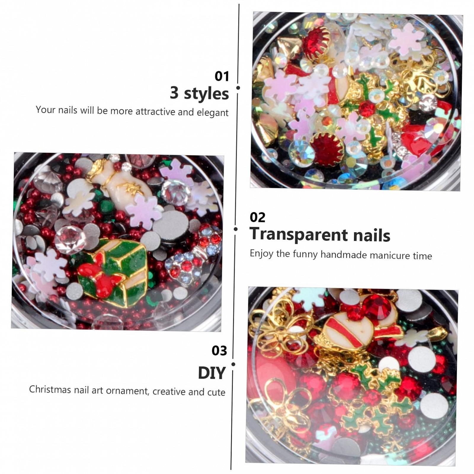 Housoutil. Різдвяні прикраси для манікюру, аксесуари та набір, фото №9