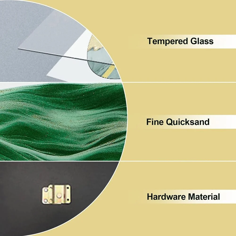 Картина з піском що обертається 3D Creative Deep Sea Sand Landscape 360° обертова динамічний природний ландшафт настінна декорація, фото №3 Картина з піском що обертається 3D Creative Deep Sea Sand Landscape 360° обертова динамічний природний ландшафт настінна декорація, фото №3