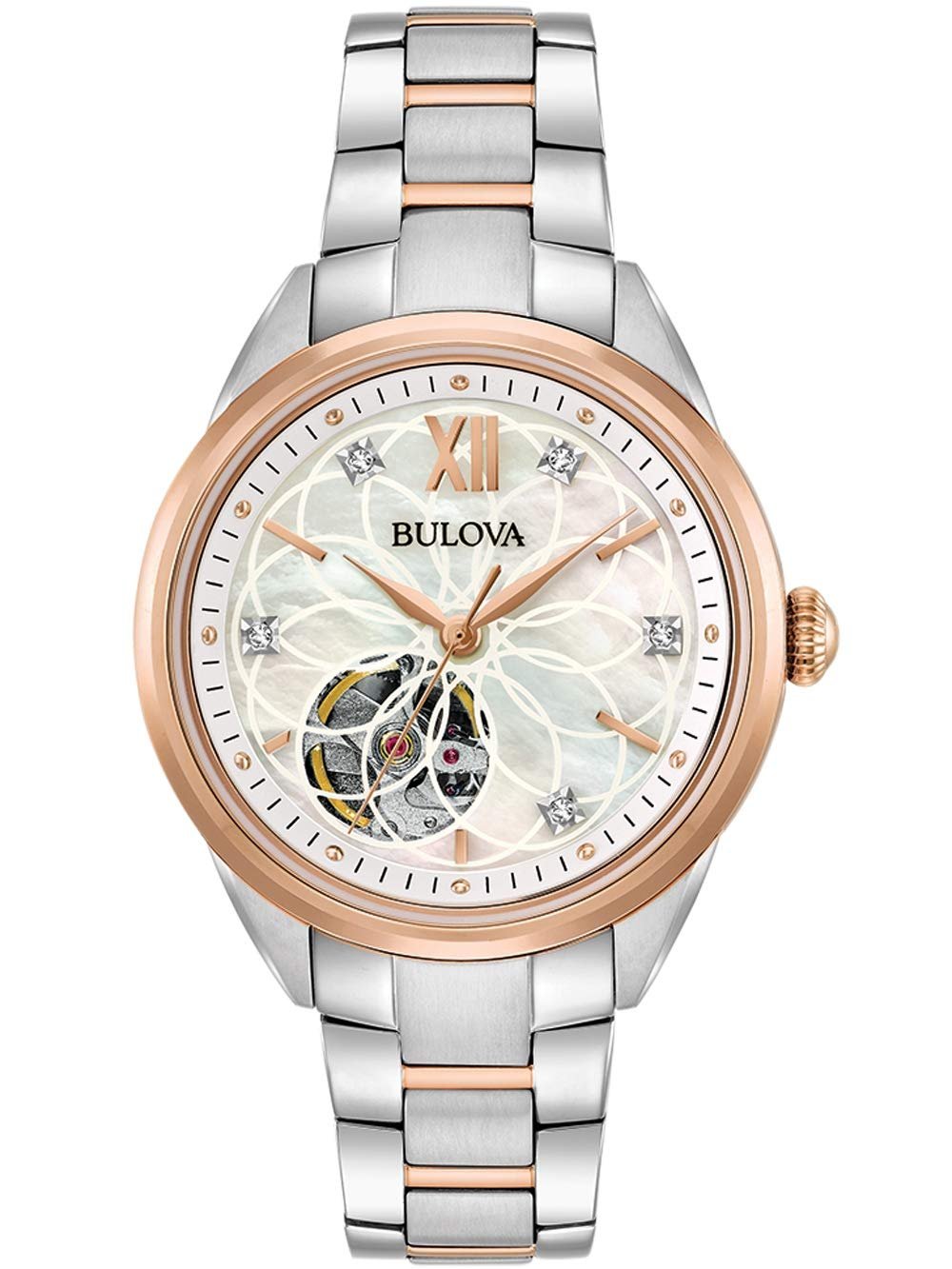 Жіночий Автоматичний Годинник Bulova Diamond 98P170, фото №1 Жіночий Автоматичний Годинник Bulova Diamond 98P170, фото №1
