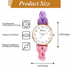 Женские часы JewelryWe, эластичный браслет, аналоговые, кварцевые, плетеный разноцветный эластичный тканевый ремешок, ультратонкие, легкие цена на synthetic.ua - Фото 1 Женские часы JewelryWe, эластичный браслет, аналоговые, кварцевые, плетеный разноцветный эластичный тканевый ремешок, ультратонкие, легкие synthetic.ua - Фото 1