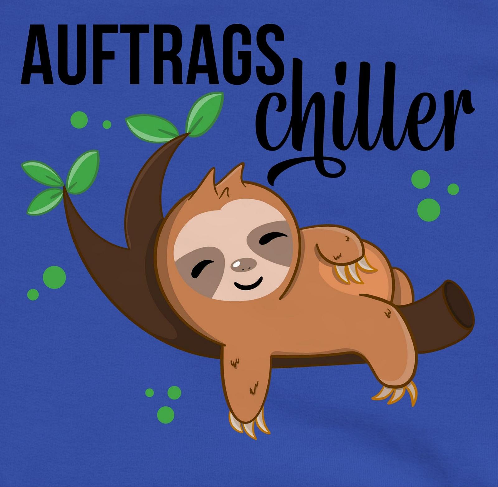 Детский свитшот Shirtracer C ленивцем Auftragschiller, черный, фото №2