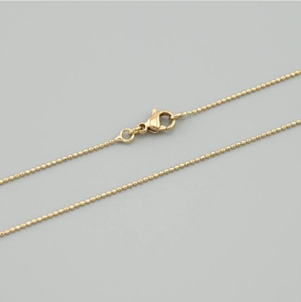 Ланцюжок позолочений на шию, жіночий, 50 см, фото №1 Ланцюжок позолочений на шию, жіночий, 50 см, фото №1
