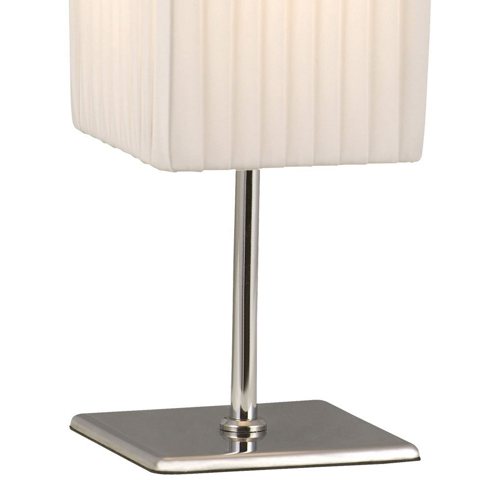 Настольная лампа GLOBO LIGHTING LED текстильная 3 Вт 250 лм 10 x 10 x 26 см Хром, фото №6