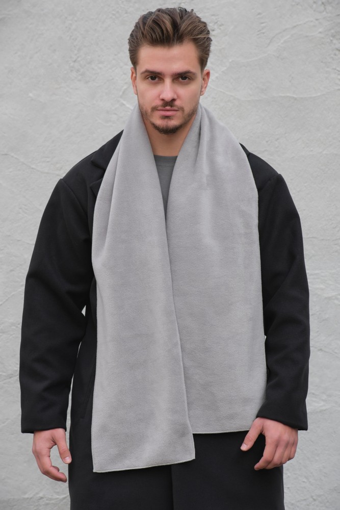 Флісовий шарф Without long gray, фото №3