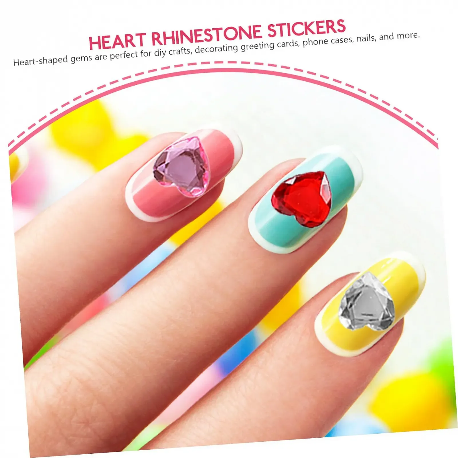 Стразы Тип Сердце Характеристики 12 листов, фото №3