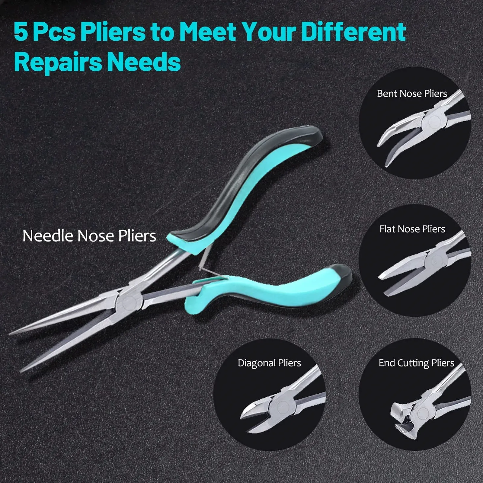 Набор мини плоскогубцев SPEEDWOX 5 штук, включая плоскогубцы с плоским носом, плоскогубцы с изогнутым длинным носом, боковые кусачки, плоскогубцы с длинным носом, торцевые кусачки для рукоделия, ремонта, фото №3 Набор мини плоскогубцев SPEEDWOX 5 штук, включая плоскогубцы с плоским носом, плоскогубцы с изогнутым длинным носом, боковые кусачки, плоскогубцы с длинным носом, торцевые кусачки для рукоделия, ремонта, фото №3