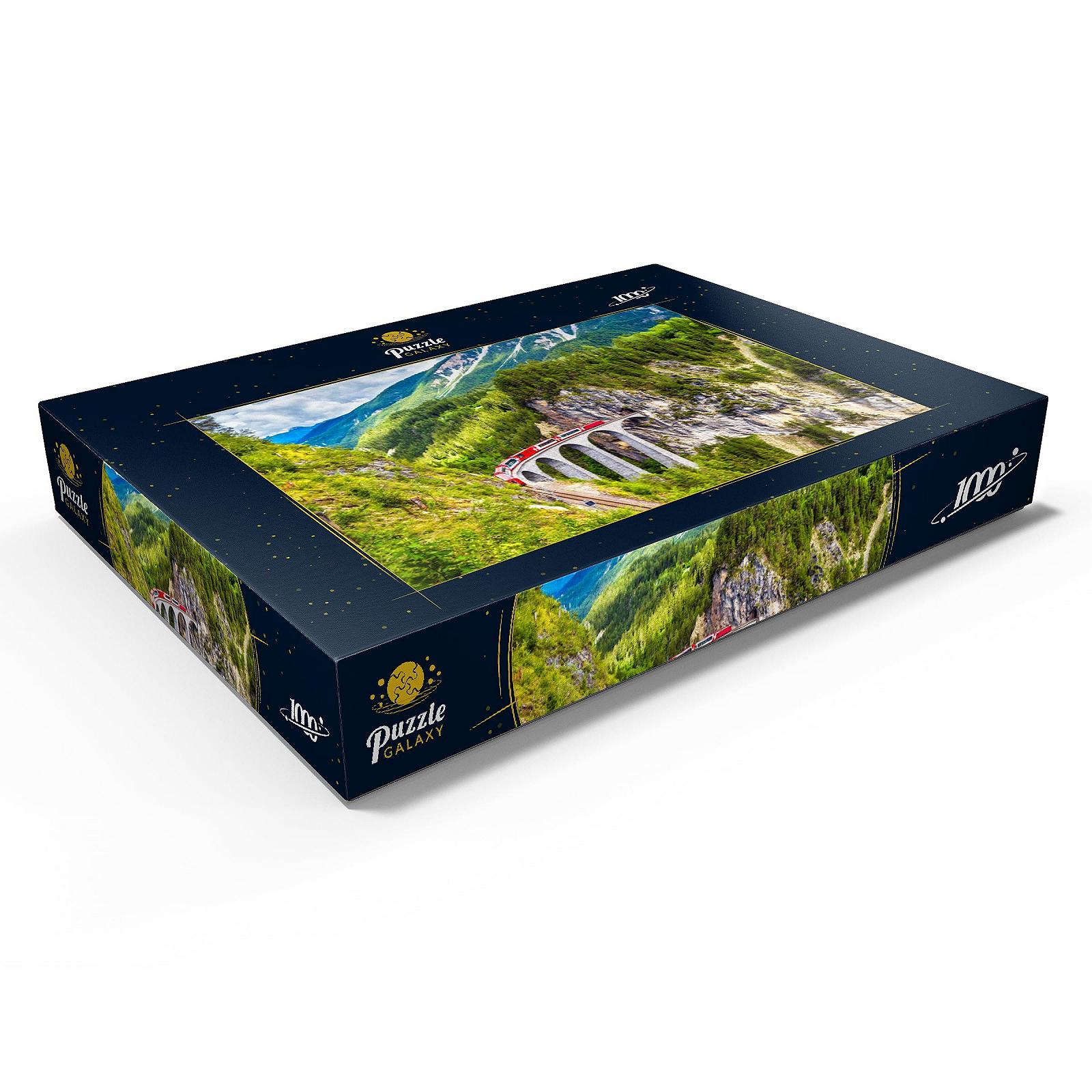 Пазл MyPuzzle Special Collection Glacier Express on the Landwater Viaduct, Switzerland 1000 элементов, фото №3 Пазл MyPuzzle Special Collection Glacier Express on the Landwater Viaduct, Switzerland 1000 элементов, фото №3