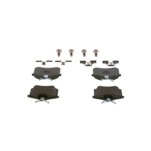 Комплект гальмівних колодок, дискове гальмо BOSCH 0 986 494 600 для RENAULT VW, задня вісь, фото №3