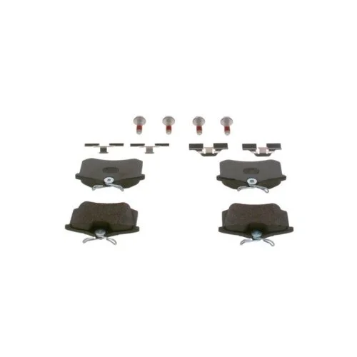 Комплект гальмівних колодок, дискове гальмо BOSCH 0 986 494 600 для RENAULT VW, задня вісь, фото №3 Комплект гальмівних колодок, дискове гальмо BOSCH 0 986 494 600 для RENAULT VW, задня вісь, фото №3