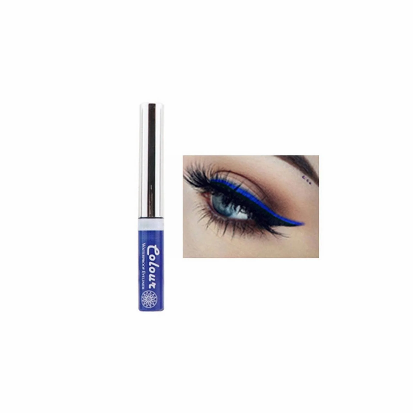 Кремова Підводка для очей Waterproof Colour Makeup Colour Eyeliner Liquid 12 Colours водостійка, фото №2 Кремова Підводка для очей Waterproof Colour Makeup Colour Eyeliner Liquid 12 Colours водостійка, фото №2