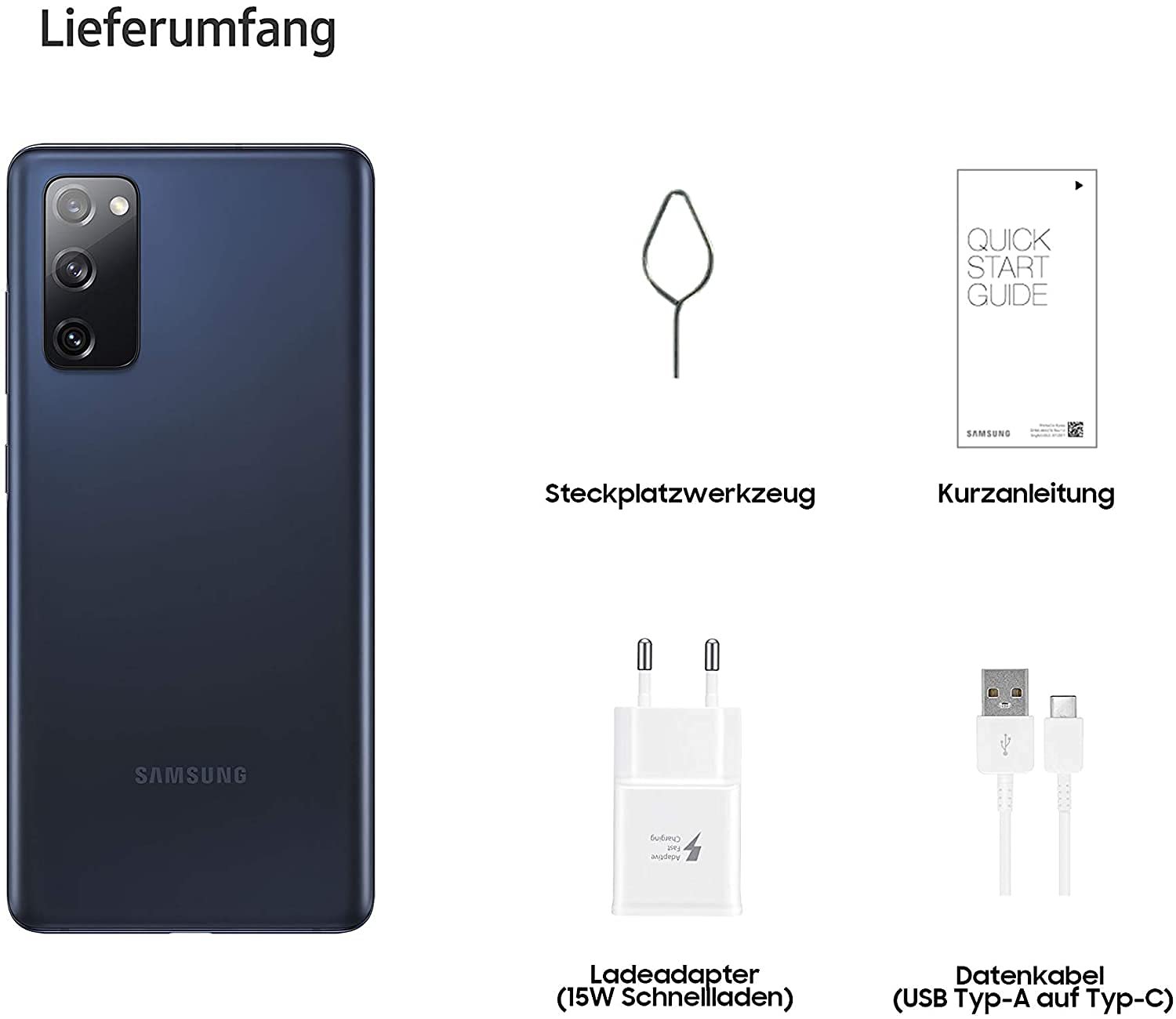 Смартфон Samsung Galaxy S20 FE 6.5" Super AMOLED 4500 мАч 128ГБ 6ГБ RAM Cloud Navy, фото №6