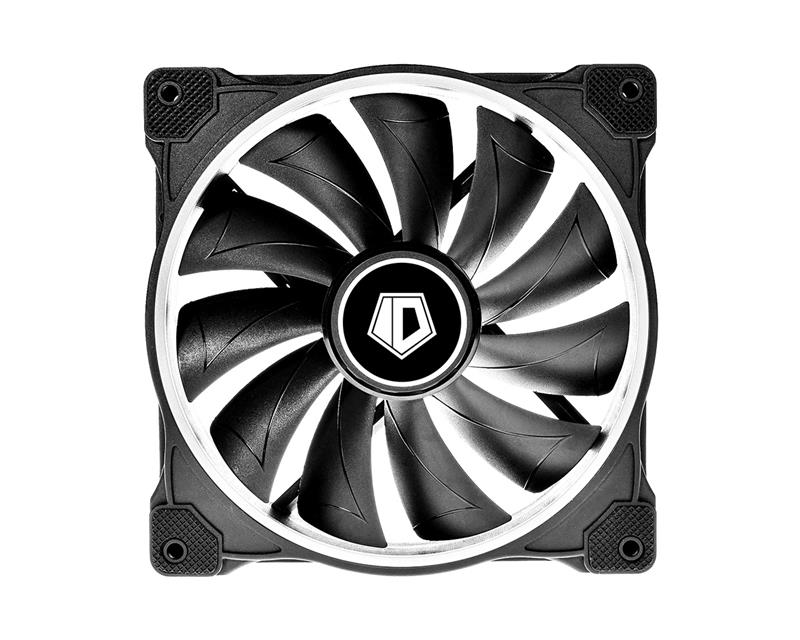 Вентилятор ID-Cooling ZF-14025-ARGB Single Pack 140x140x25мм 4-pin PWM чорний, фото №7