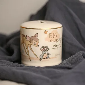 Скарбничка Widdop & Co. Disney Magical Beginnings Bambi керамічна із золотистими деталями synthetic.ua - Фото 1