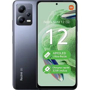 Смартфон Xiaomi Redmi Note 12 5G 4/128GB 6.67" 5000mAh 33W Black - Фото 1