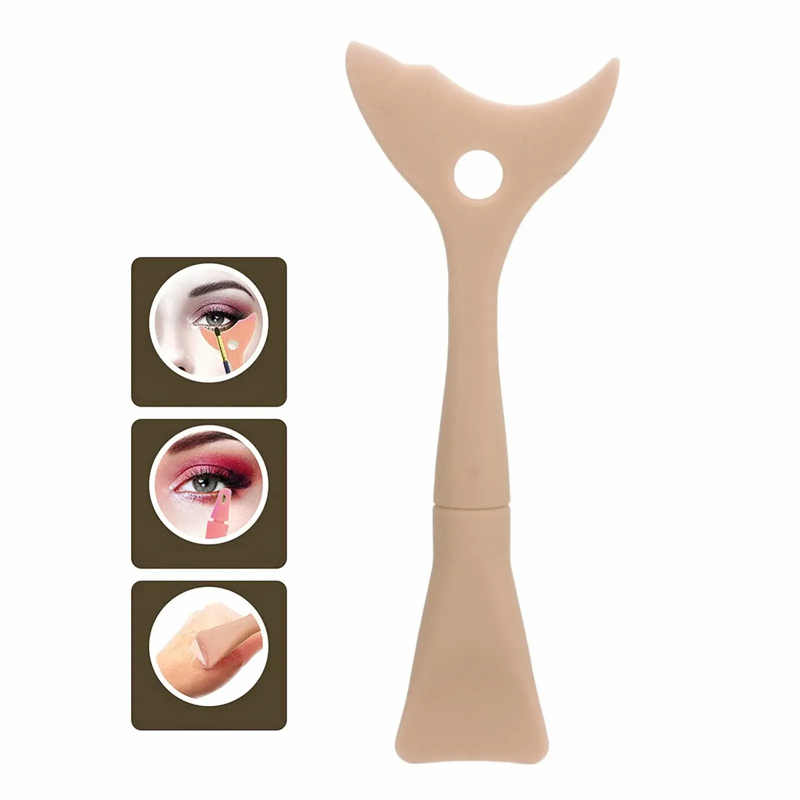 Инструмент для подводки глаз Силиконовый Портативный Многоразовый, фото №2