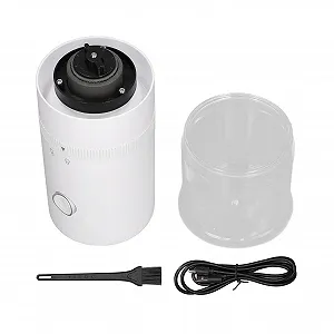 Купить Электрическая кофемолка Беспроводная USB Перезаряжаемая Портативная Прозрачная Регулируемая для дома Кухня Белый - Фото 1 Электрическая кофемолка Беспроводная USB Перезаряжаемая Портативная Прозрачная Регулируемая для дома Кухня Белый - Фото 1