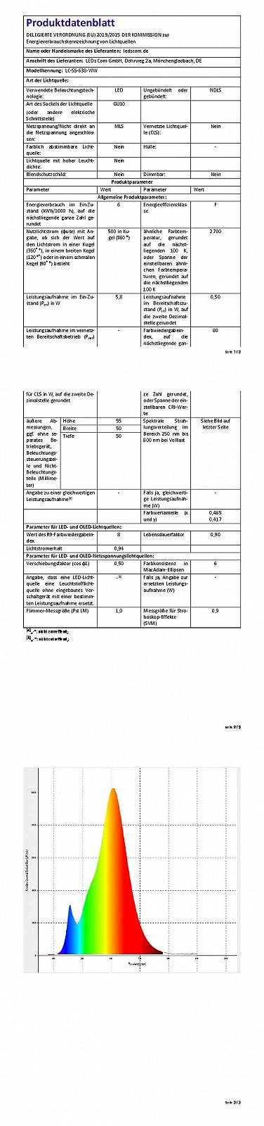 Настільна лампа ledscom.de Waika з гнучкою стійкою та вимикачем Матова чорна + LED лампа тепла біла 3 рівні яскравості 500 лм Набір 2 шт., фото №7