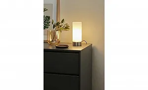 Настільна лампа KHG LED 380 lm 10 см 3 рівні яскравості Біла synthetic.ua - Фото 1