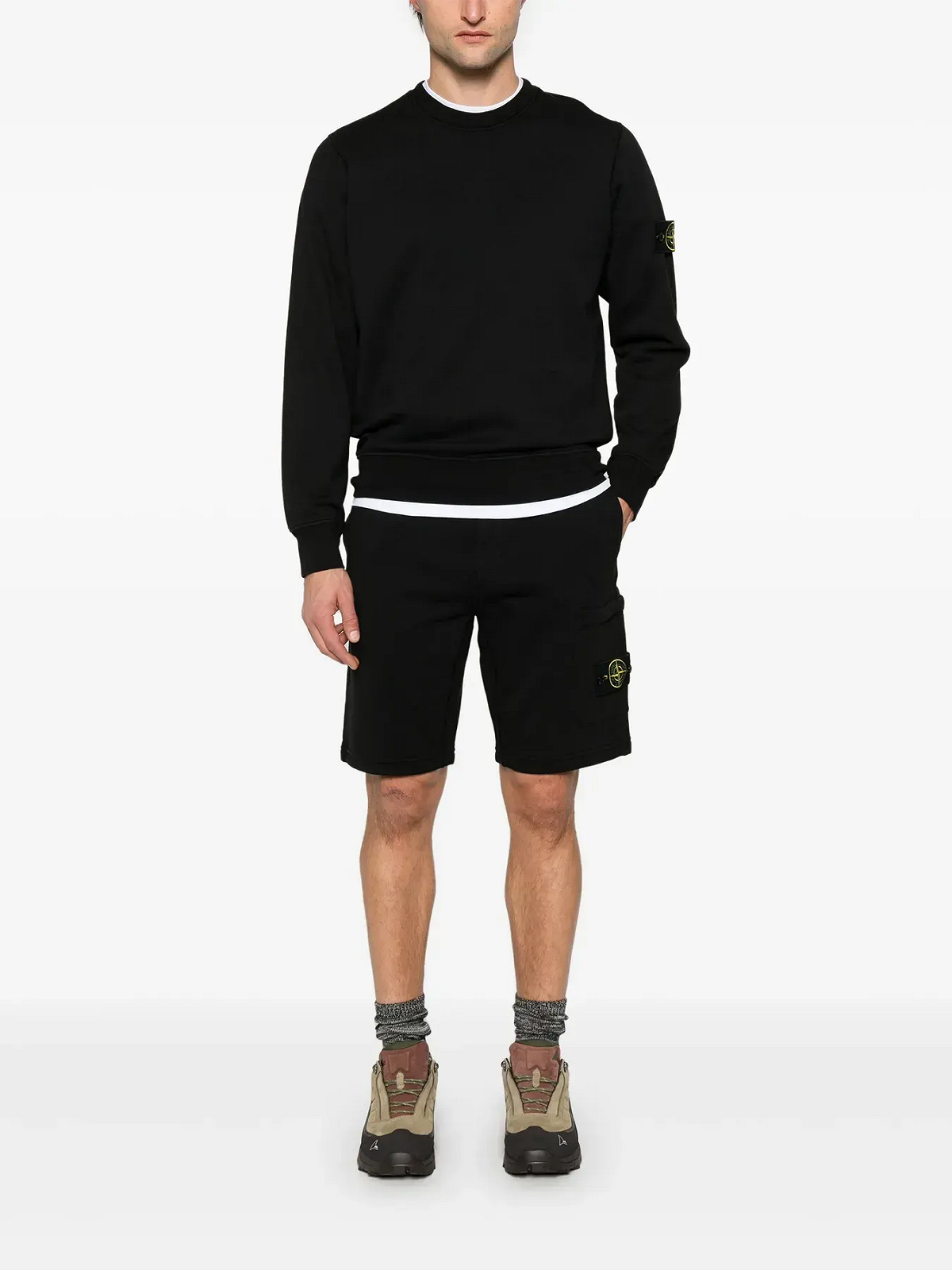 Худі Stone Island Logo Patch Crewneck Sweatshirt  XL, фото №3