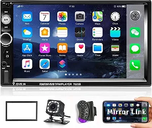 Купити Автомагнітола CAMECHO / 7" / Сенсорна / Bluetooth / FM / USB / AUX / TF slot / 2DIN - Фото 1 Автомагнітола CAMECHO / 7" / Сенсорна / Bluetooth / FM / USB / AUX / TF slot / 2DIN - Фото 1