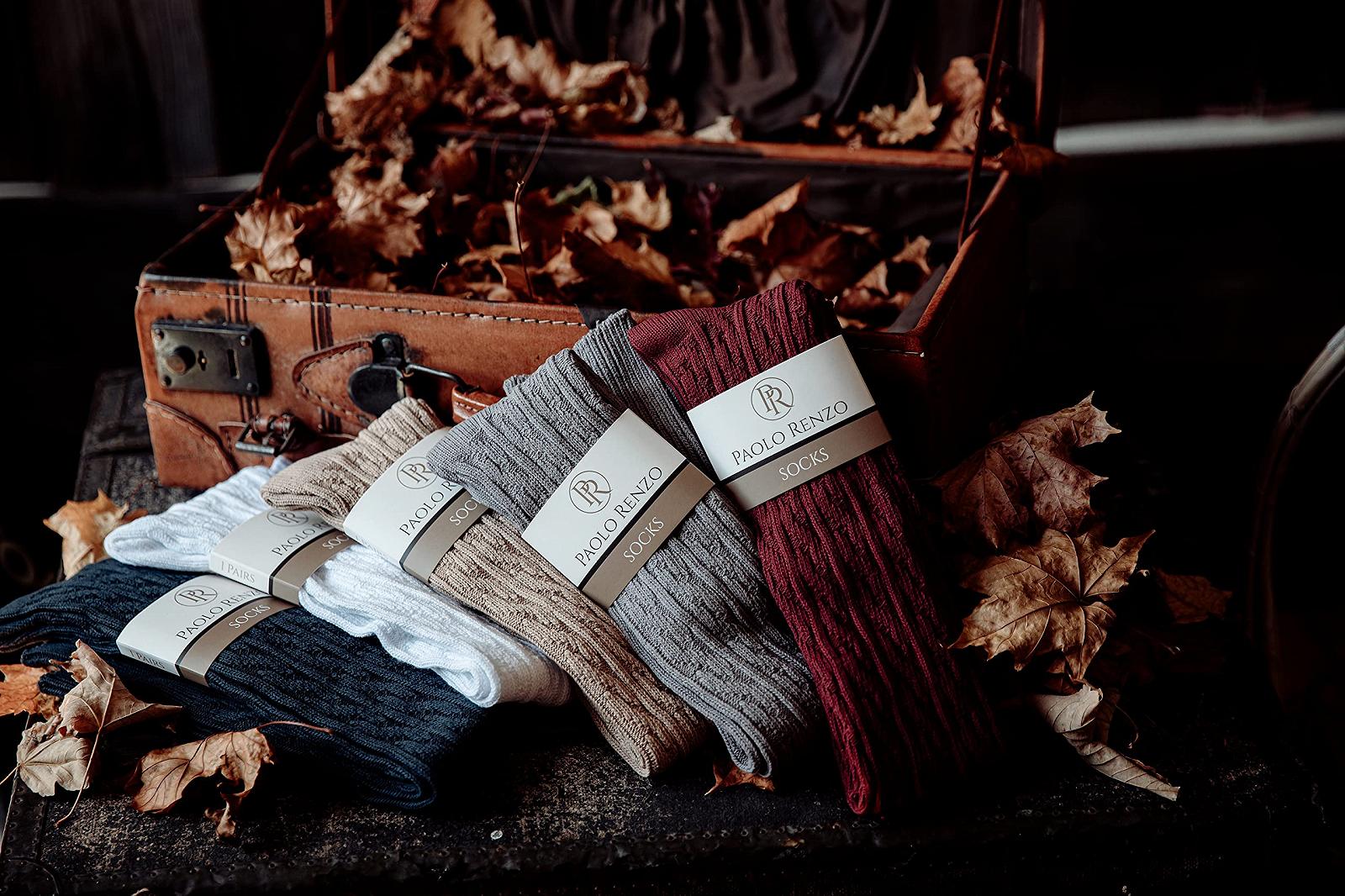 Жіночі гольфи з кабельною в'язкою та нековзним поясом, фото №2