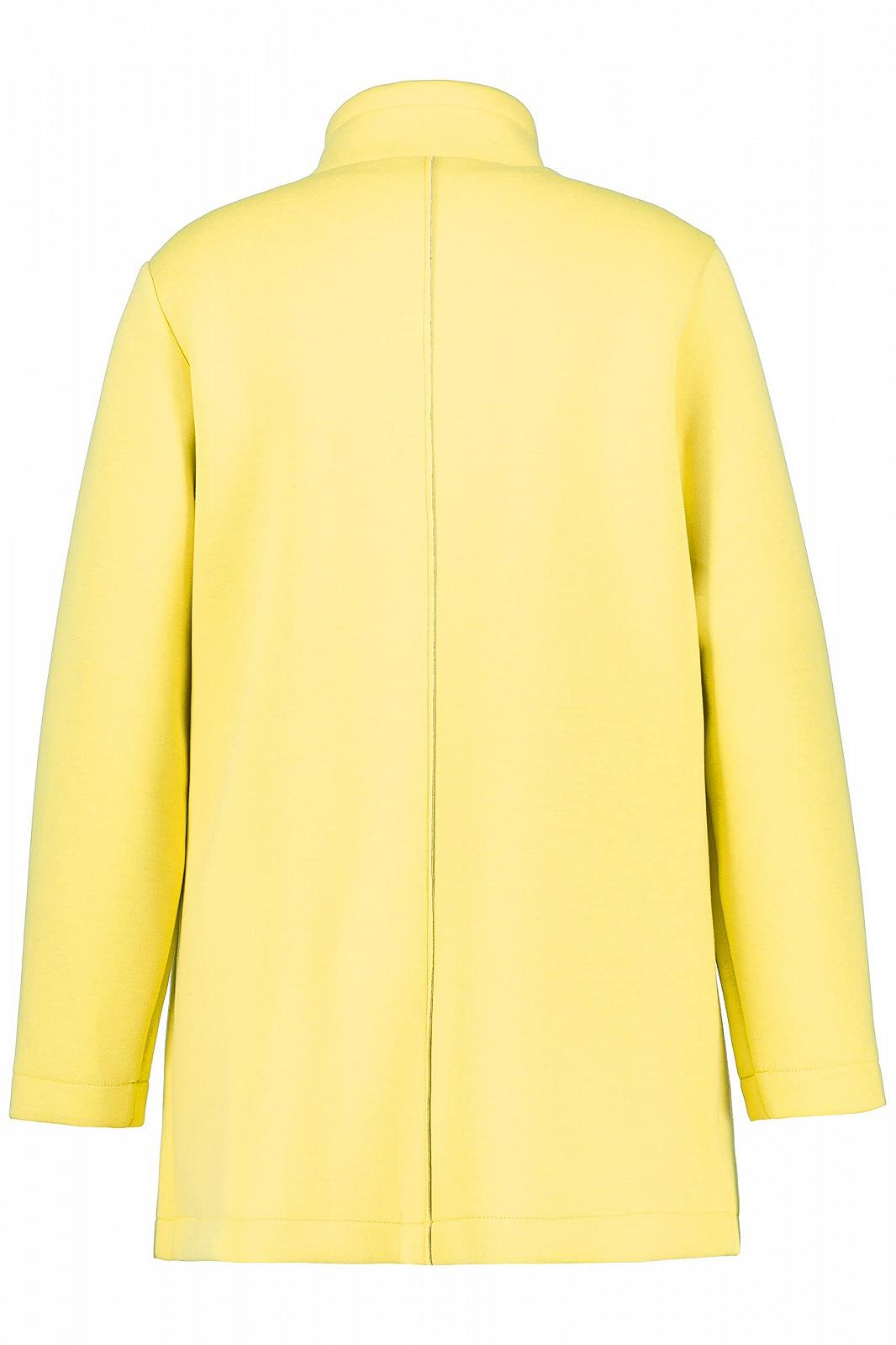 Женская куртка Ulla Popken Scuba Open Edge A-Line со стойкой-воротником, фото №3 Женская куртка Ulla Popken Scuba Open Edge A-Line со стойкой-воротником, фото №3