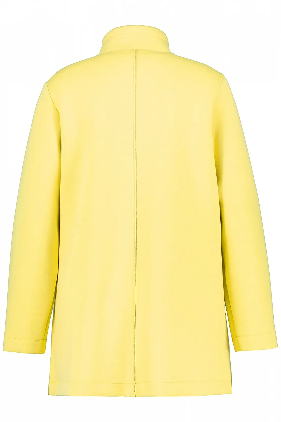 Жіноча куртка Ulla Popken Scuba Open Edge A-Line зі стійкою-коміром, фото №3 Жіноча куртка Ulla Popken Scuba Open Edge A-Line зі стійкою-коміром, фото №3