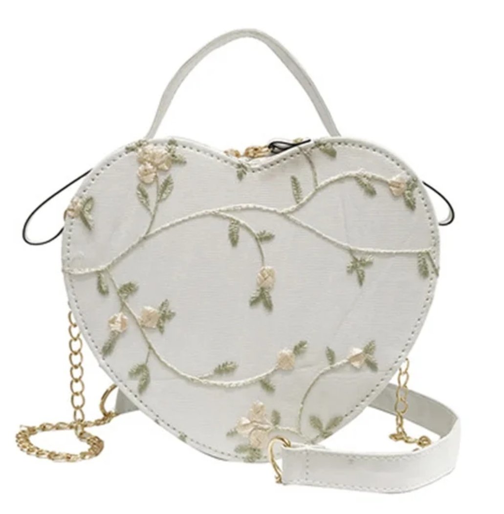 Модная белая женская мини-сумка с вышивкой, фото №1