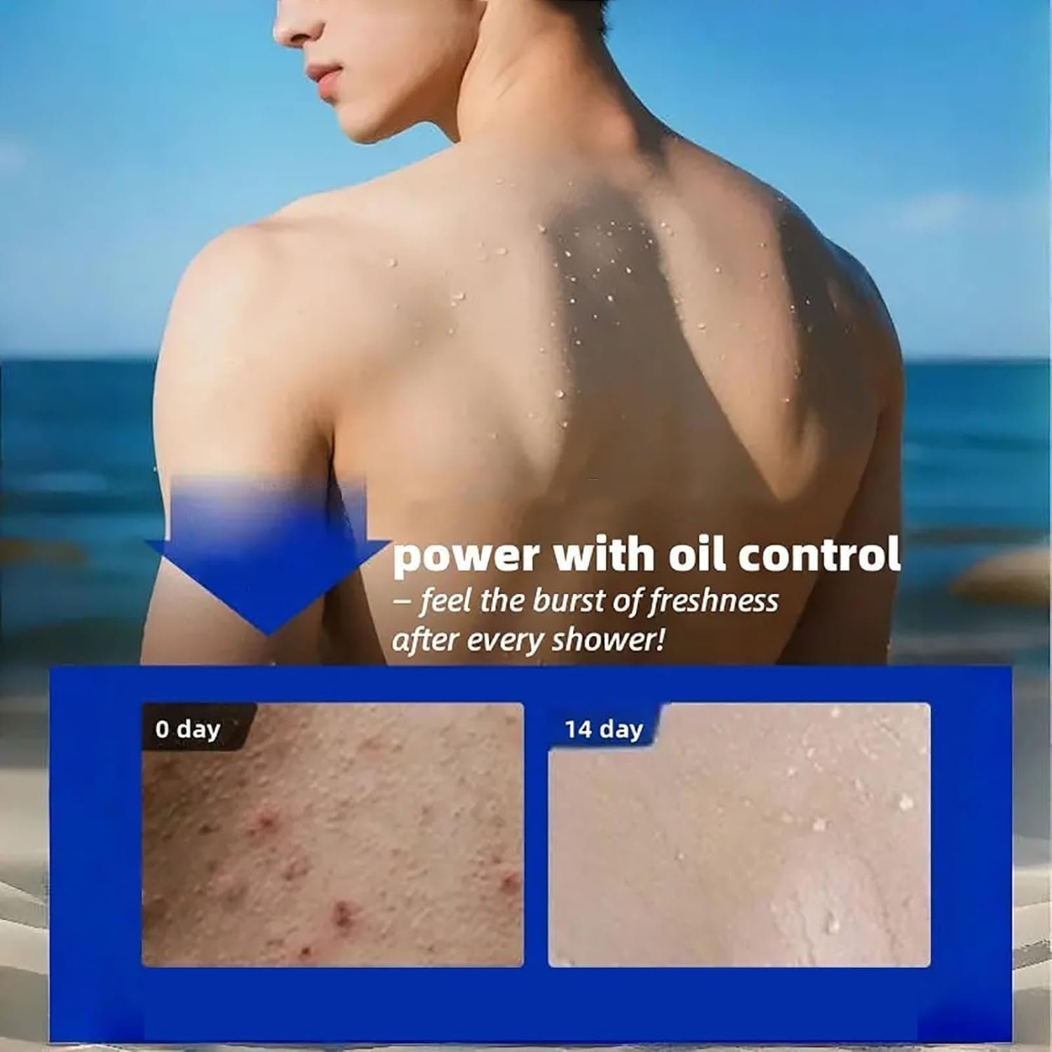 Гель для душу Deep Cleansing очищувальний освіжаючий для чоловіків, фото №4