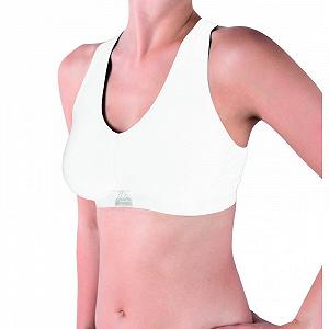 Топ Kappa Sporty Bra с логотипом Белый S/M - Фото 1