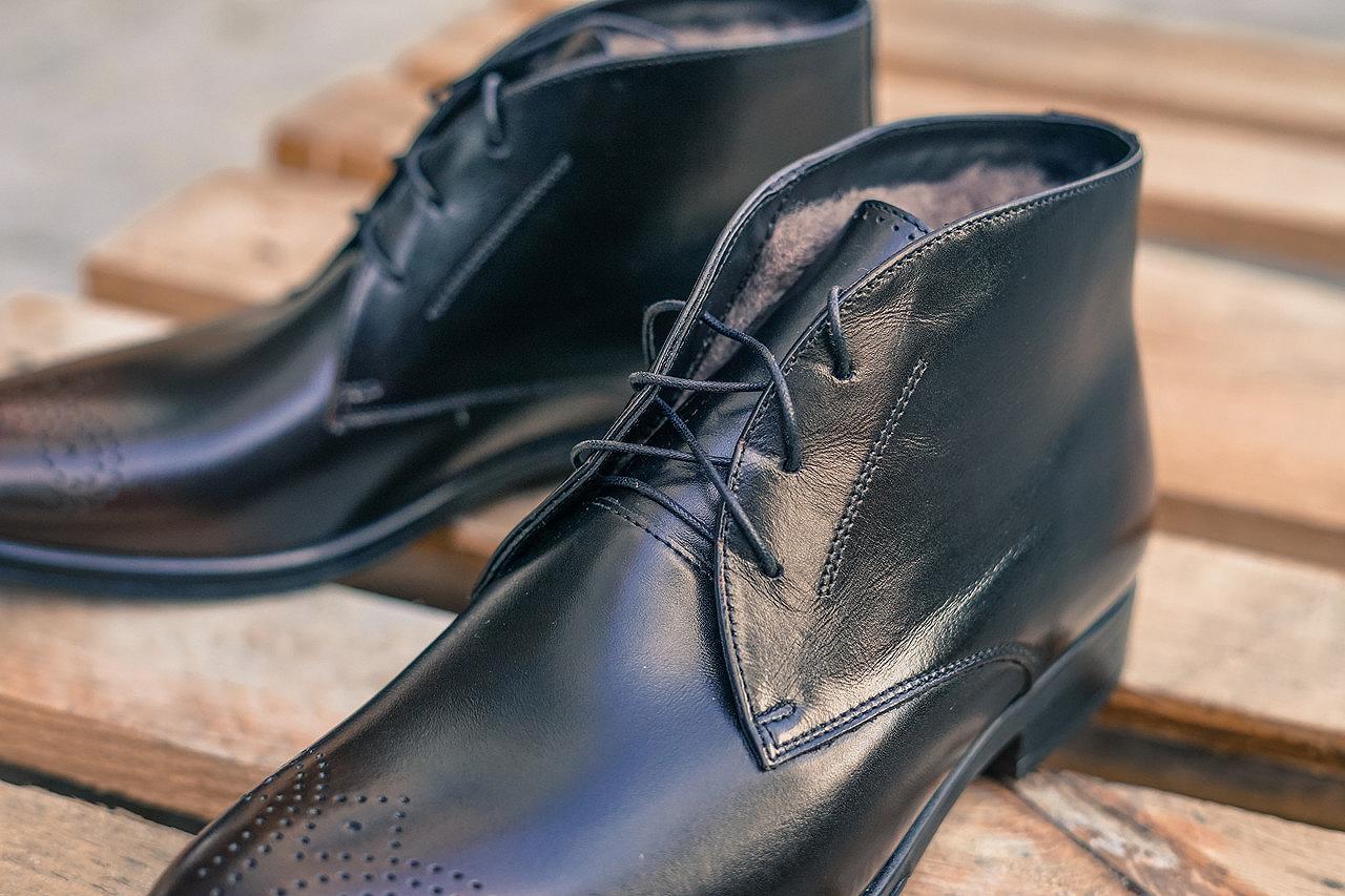 Ботинки Ікос черно-коричневые броги 43 и 44 размер, фото №7 Ботинки Ікос черно-коричневые броги 43 и 44 размер, фото №7