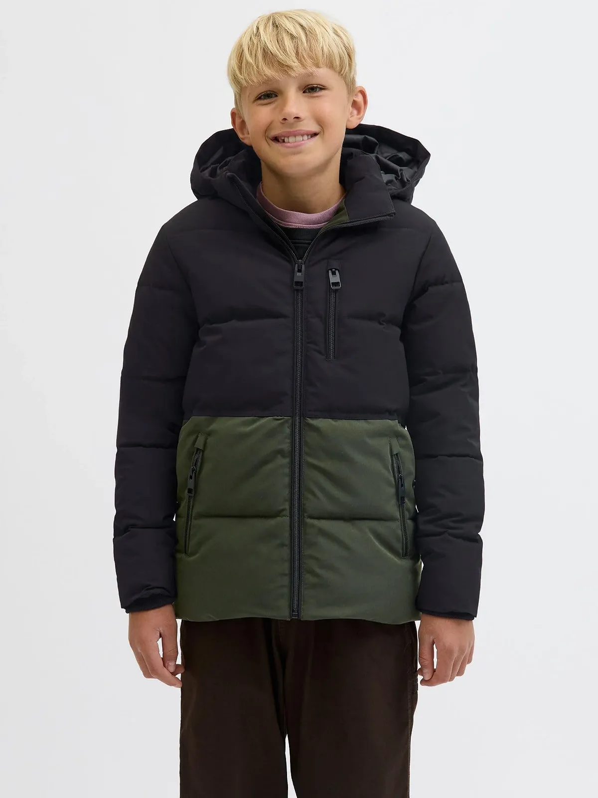 Куртка стьобана для хлопчика JACK & JONES Junior, фото №3