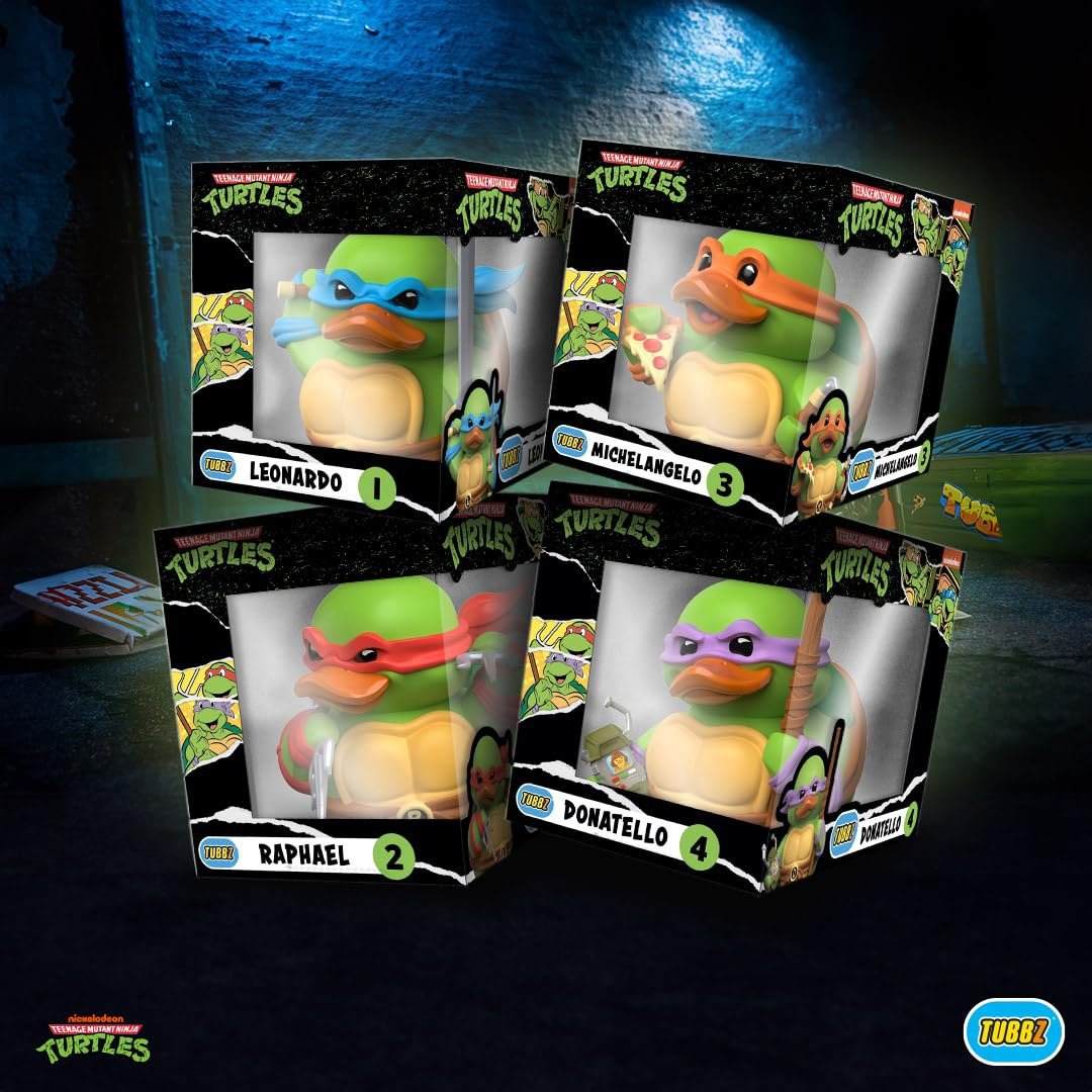 Фігурка Гумова Качка TUBBZ Teenage Mutant Ninja Turtles Michelangelo Box Edition, фото №6