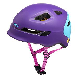 Детский велосипедный шлем KED Pop MIPS 2022, бело-розовый - Фото 1