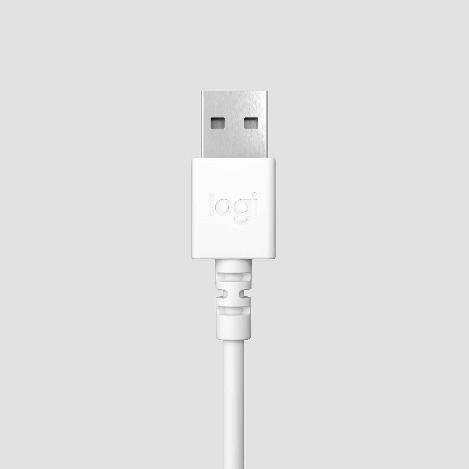 Навушники Logitech H390 Провідні USB-A Шумозаглушення Білий, фото №6