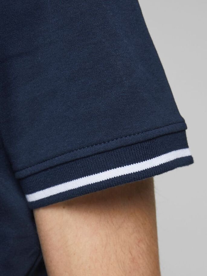 Поло JJEJERSEY POLO SS NOOS 12180891  Blazer Jack&Jones Темно-синій S, фото №4
