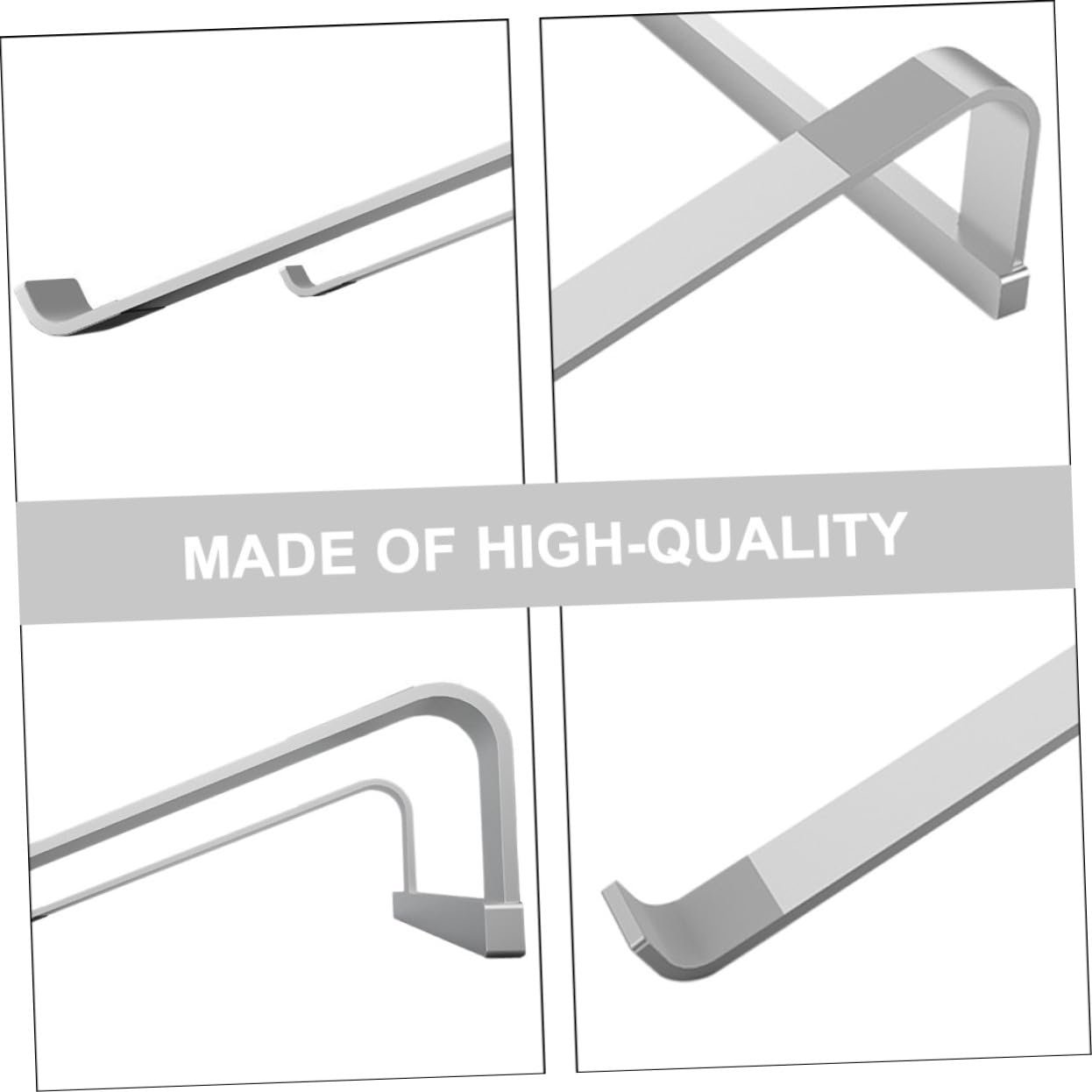 Підставка для ноутбука алюмінієва регульована по висоті, стабільна, нековзна, ергономічна для ноутбука ПК планшета, фото №4