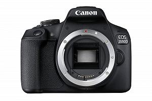 Зеркальная камера Canon EOS 2000D с объективом EF-S 18–55 F3.5-5.6 III (24.1 МП, DIGIC 4+, ЖК-дисплей 7.5 см (3.0 дюйма), Full HD, WiFi, APS-C CMOS-сенсор), черный synthetic.ua - Фото 1