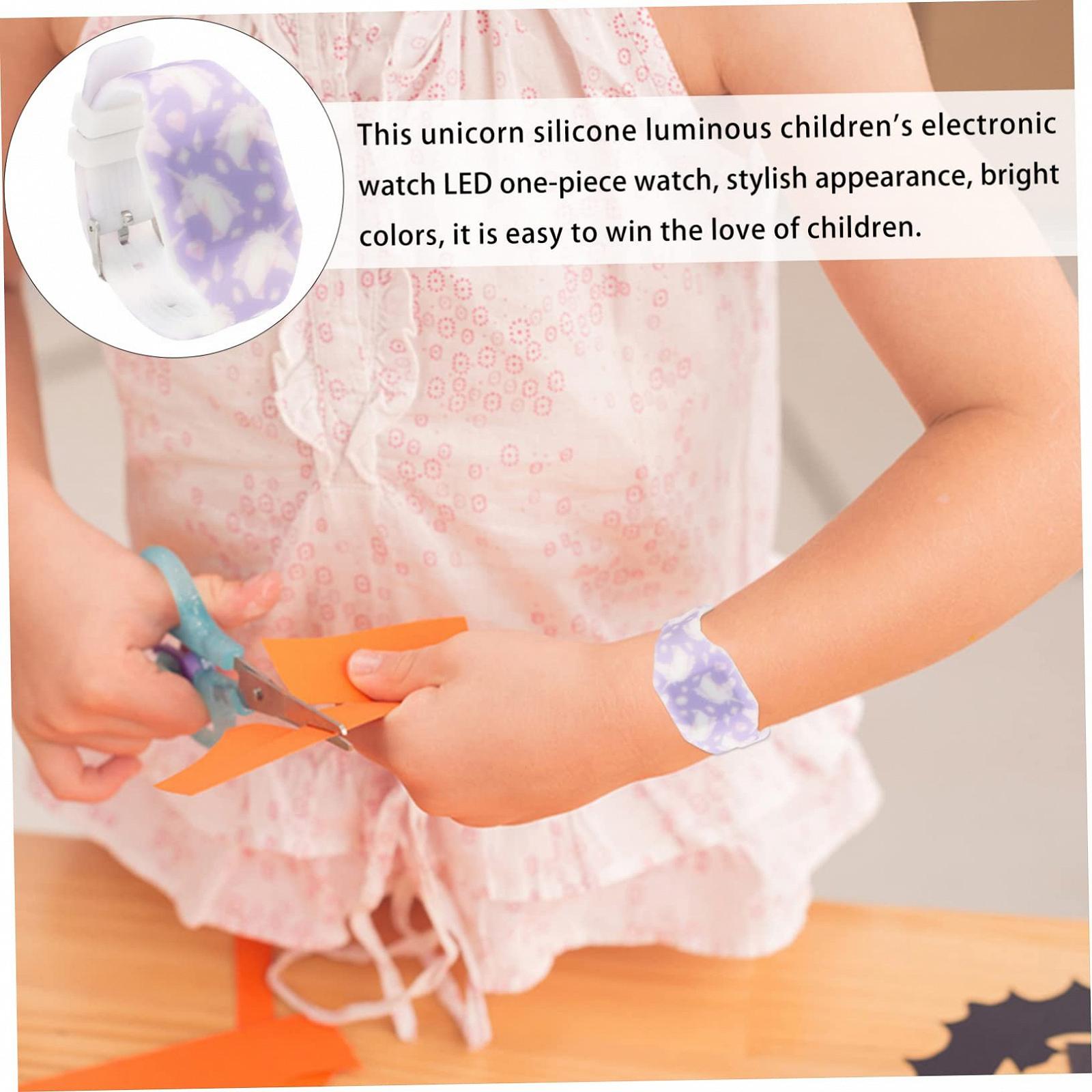 LED-цифровые часы Healvian Дизайн "Unicorn" Сенсорный экран Мягкий ремешок, фото №5 LED-цифровые часы Healvian Дизайн "Unicorn" Сенсорный экран Мягкий ремешок, фото №5