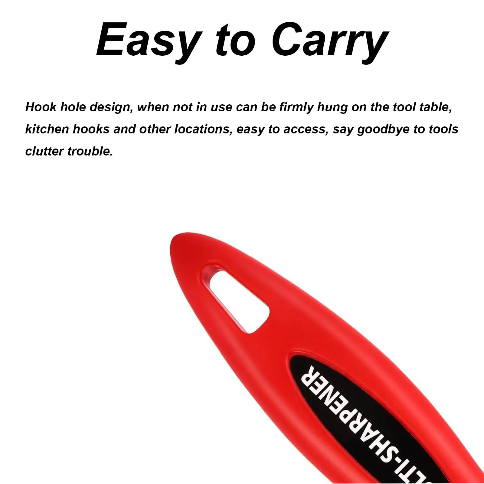 Точилка для садових інструментів багатофункціональна 360° портативна алмазна вольфрамова керамічна, фото №6