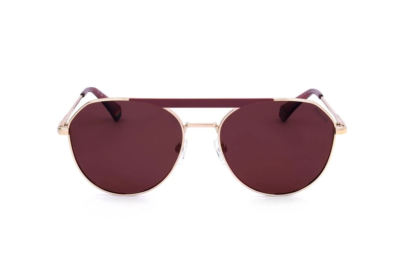 Сонцезахисні окуляри Polaroid Unisex PLD 6211/S/X S45 57/17/145 Рожеве золото, фото №2