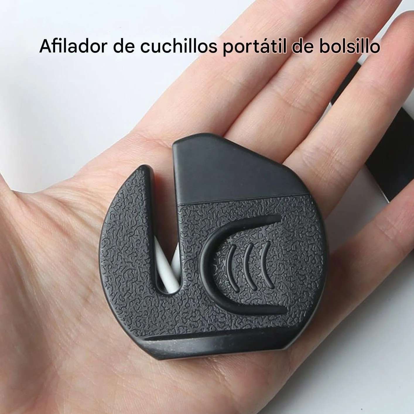 Точило для ножів Mini Sharpening Stone для ножиць та кухонних ножів, фото №7