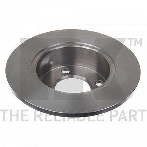 Тормозной диск NK 204723 для AUDI задняя ось synthetic.ua - Фото 1