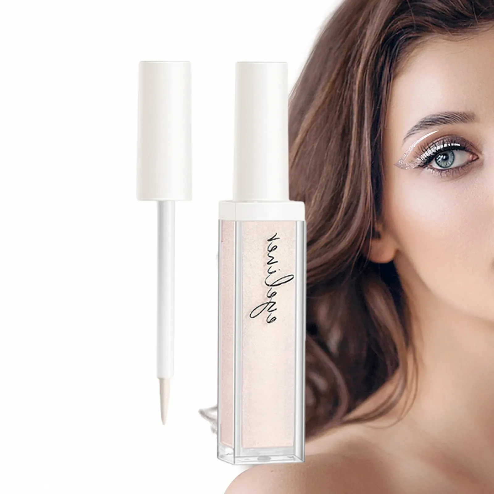 Подводка для глаз Farbiger Glitzer-Eyeliner, фото №1